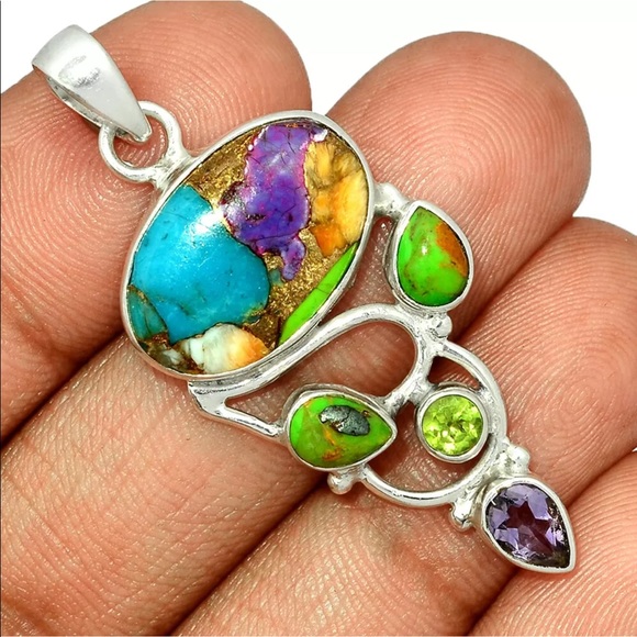 Jewelry - Kingsman green Turquoise, Peridot, Amethyst and more…
